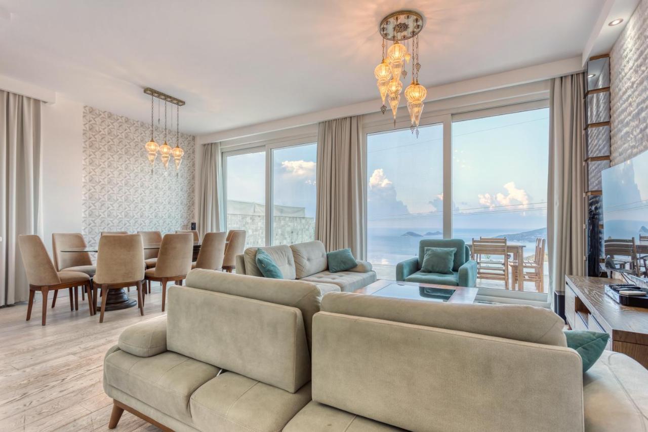 Villa Lucida - Kalkan Hills - Exclusive Villas With Private Pool And Majestic Sea Views מראה חיצוני תמונה