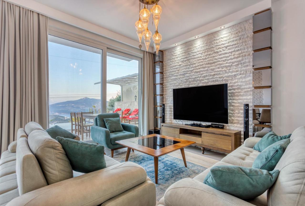 Villa Lucida - Kalkan Hills - Exclusive Villas With Private Pool And Majestic Sea Views מראה חיצוני תמונה